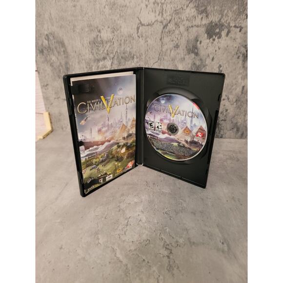 Civilization 5 - Sid Meier (PC, DVD, 2010) Complete With Manual And Poster - Picture 7 of 11